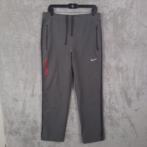 Nike Rutgers Pants Mens Small Gray Track Athletic Sideline Performance Training